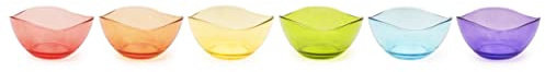 Excelsa Copenhague - Juego de 6 cuencos multicolor, cristal, 31 cl