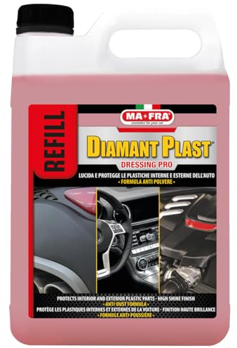 MAFRA DIAMANT PLAST DRESSING PRO 4500 ml Cire de polissage de protection pour voiture, moto, ex, DIAMANTPLAST FOUR ma-fra