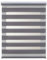 Tende a rullo per interni Giorno Notte avvolgibile Doppio strato Tessuto elegante per porta e finestra. Offrono un'adattabilità alla luminosità STORESDECO Argento 120x180 cm (Larghezza x Altezza)