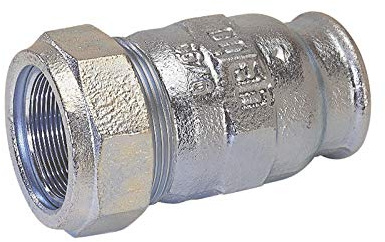 GEBO TG-Klemmverbinder, DN 15 - IG 1/2 Zoll x Ø 21,3 mm - für Stahlrohr