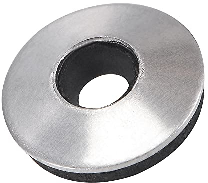 sourcing map 100 Stück EPDM Dichtscheiben, Unterlegscheiben M4.2 Edelstahl Beilagscheiben Karosseriescheiben für Schrauben Spenglerschrauben(M4.2x12mm)