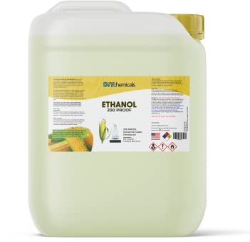 DIYChemicals 200 Proof Ethanol – Denatured Ethanol Ethyl Alcohol Laboratory Grade Ethyl Alcohol – High Purity Ethanol Denatured with Heptane – Made in USA - 1 Quart (32 fl oz)