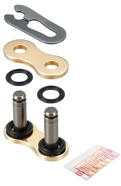 Kettenschloss DID Clipschloss FJ gold/schwarz für Kette 520VX3 5/8 x 1/4 x 10,16