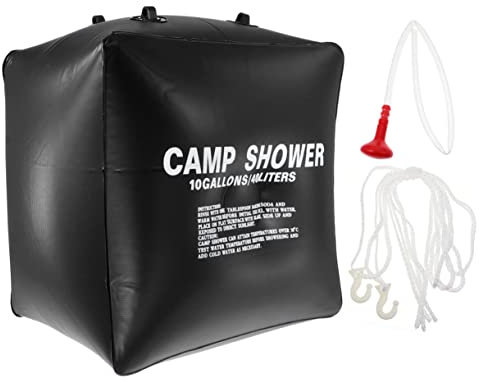 GOOHOCHY Solar Shower Bag Solar Heating Bag for Outdoor Use Portable Camping Pouch