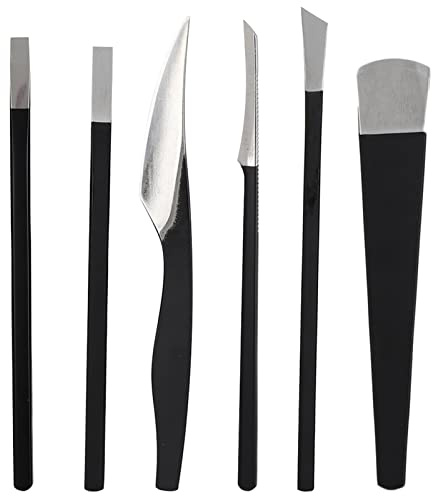 Kit 6 Piezas Herramientas Pedicura U?as Encarnadas con Levantadores y Bolsa