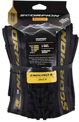 Pirelli Scorpion Enduro M Gold Label 29 x 2.6 1x MTB-Reifen 29 Zoll Enduro Trail Reifen Mixed Terrain MTB Tire Fahrradreifen Tubeless Ready TLR Mountainbike Reifen Downhill Faltreifen 65-622