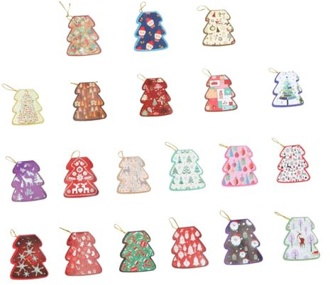 DIKACA 160-Teiliges Set Weihnachtsbaum-Grußkarte weihnachtskarten kaufen weihnachtskarten basteln Weihnachtsfeier gefallen Weihnachtspapieranhänger Geschenk-Grußkarten Wünsche Karten