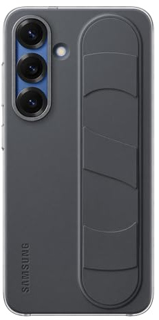 Samsung Standing Grip Smartphone Case EF-GS931 für Galaxy S25, Handy-Hülle, Fingerhalterung, Schlankes Design, Schwarz