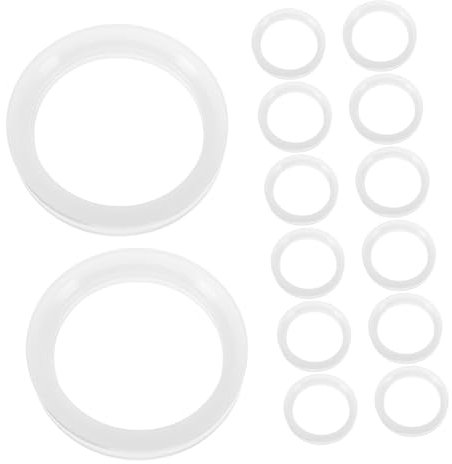 ABOOFAN 58mm Silicone Gasket Ring Washers for Solar Collector 72pcs Waterproof Seals for Water Heater Maintenance and Leak Prevention