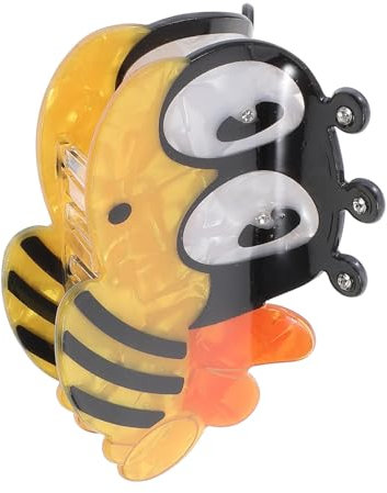 HAPINARY Fermaglio Per Chioma A Forma Di Ape in Acetato Divertente Accessorio Per Chioma Artigli Di Animale Per Donne E Ragazze Stile Elegante
