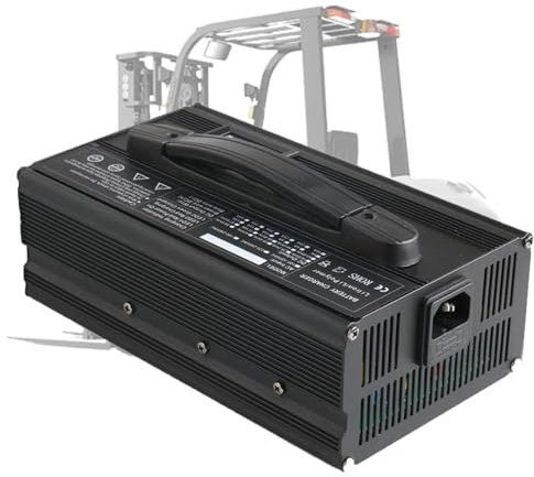 Lzyjck Chargeur De Batterie pour Chariot Élévateur 12 V 40 A Chargeur De Batterie 12 Volts pour Chariot Élévateur À Batterie Au Plomb, Transpalette, Autolaveuse,12v 40a,R