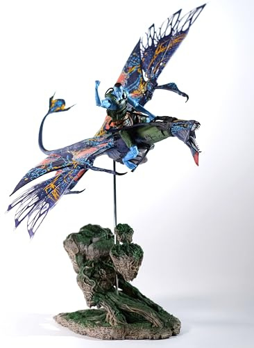 McFarlane Avatar: The Way of Water Actionfigur Recom Quaritch & RDA Banshee (Gold Label)