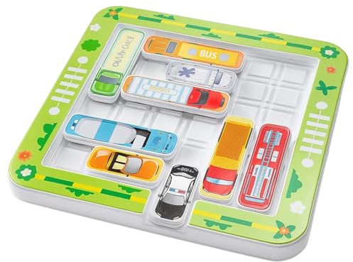NieYat Rush Hour Spiel, Rush Hour, Parkspiele, Auto Spielzeug Stauspiel Logikspiel mit 360 Levels, Geduldspiel Denken Puzzle Logik Spiele ab 3 4 5 6 7 8 9 10 Jahren