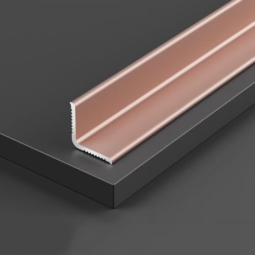Copertura Angolare Rigida, Per Angoli Interni Ed Esterni 90 Cm * 3 Pezzi Striscia Decorativa Per Finiture Pulite E Senza Giunture In Qualsiasi Stanza(Rose Gold,20x20mm)