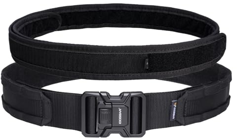 IDOGEAR Tactical Riggers Belt Heavy-Duty MOLLE Belt 1,75„ Innen- und 2“ Außen-Nylongürtel für den militärischen Einsatz im Freien