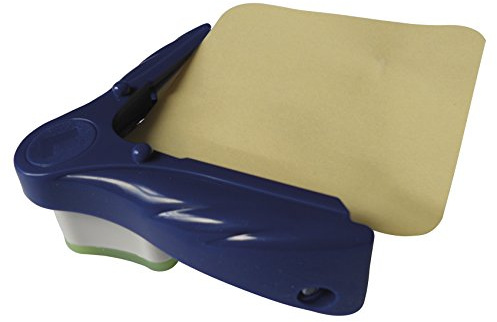 TimeTEX Eckabrunder für Laminierfolien und Papier | Hochwertiger Eckenstanzer | Radius 5 mm | Edelstahl-Stanzmesser