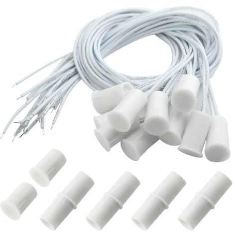WMYCONGCONG 10 Paare RC-33 NC Eingelassenes kabelgebundenes Sicherheitsfenster Türkontaktsensor Alarm Magnetischer Reedschalter