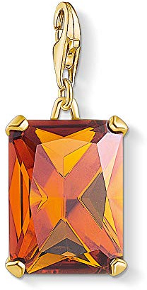 THOMAS SABO Charm-Anhänger 925 Sterlingsilber, 750 Gelbgold Vergoldung