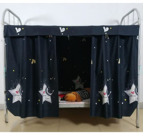 BAO CORE Cortina de cama, dormitorio, cama media, tienda de campaña, cortinas opacas, a prueba de polvo, mosquitera, mosquitera residencial para estudiantes