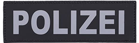 RescPol Schriftzug Polizei 16 x 5cm auf Klett