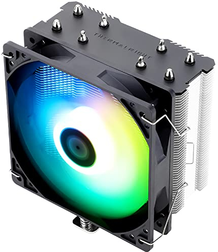 Thermalright AssassinX120 SE ARGB Refroidisseur d'air CPU, 4 caloducs, TL-C12C-S PWM Refroidisseur de CPU à ventilateur silencieux avec roulement S-FDB, pour AMD AM4 AM5/Intel 1150/1151/1200/1700