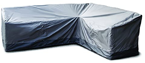 Maypole Quality Garden Furniture Covers, Fits L shaped corner sofa Left Hand Side 260 Cm Length. Cover dimensions 260 Cm Length x 75 Cm Width x 90 Cm Height
