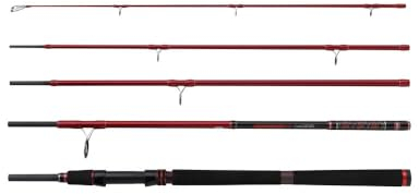 PENN Squadron III Travel SW Spin Spinnrute Angelruten Spinnruten Meeresangeln Reiserute Unisex schwarz 2,70m | 20-80g