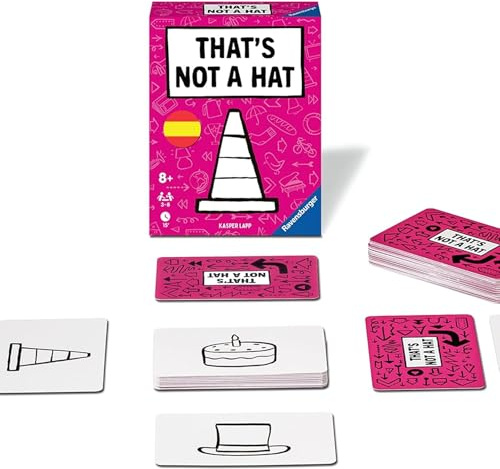 Ravensburger - Juego De Cartas That's Not A Hat! | Juegos De Mesa Niños 8 Años O Más | Regalos Originales | 2-4 Jugadores | Juegos De Mesa Adultos Y Niños