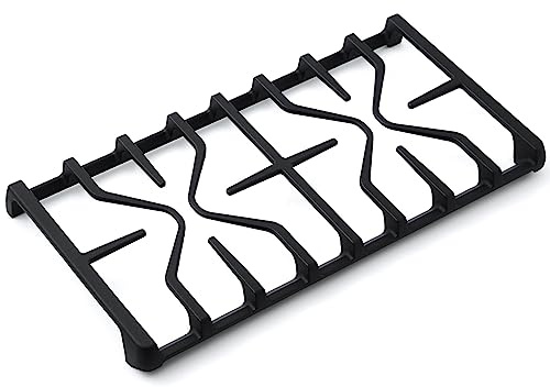 Upgraded WB31X27151 WB31X24736 Stove Grate Replacement for GE Stove Parts 19.6’’ x 10’’ Cast Iron Range Grate GE Range Surface Burner Grate General Electric Gas Cooktop Side Grate Rack