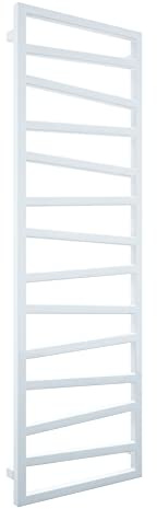 anapont elektrischer Premium Badheizkörper ZigZag - 1545x500 weiß | Timer-Funktion, Handtuchheizkörper, Made in Germany