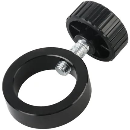 Mikroskop-Zubehör-Kit Stereo Binokular Trinokular Mikroskop DIA 32mm Metall Säule Säule Ständer Halter Basis Zubehör 76mm Mikroskopische Objektträger (Size : 32mm Fixing Ring)