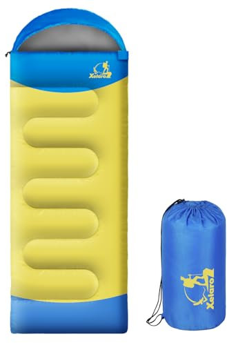 Xelaro Sleeping Bags for Adults Kids,3 Season Cold&Warm Weather Waterproof Lightweight Sleeping Bags for Camping Hiking Outdoor Travel