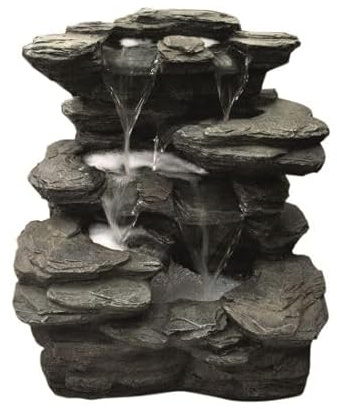 Aqua Creations Flowing Springs Slate Falls Rock Effect Mains Power Water Feature