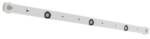 WGFOIP Asta per Mitra con Barra per Mitra, Asta per da Tavolo in Lega di Alluminio con Guida in Acciaio Inossidabile, per Costruire Varie Maschere, Larghezza 19 Mm, Spessore 9,5