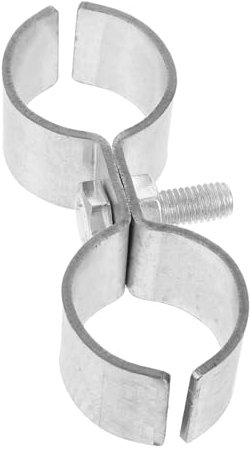 KITANDOVE Double Clamp Connector -Tube Fitting for Shelving and Support Easy Installation No Tools Required for Home and Industrial Use