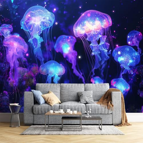 JEDTAKCT 350X256Cm Seidetapete Sternquallentapete Elegance Tapete Im Fantasietiere Design Tapete Wandtapete Wohnzimmer Schlafzimmer Flur Strukturtapete