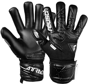 Reusch Torwarthandschuhe Kinder Jugendliche | zuverlässiger Grip | atmungsaktiv | für Training & Spiel | Naturrasen, Kunstrasen & Hartplatz | Größe 4-8 | Attrakt Infinity NC Junior