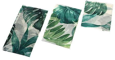 HAPINARY 3pcs Beeswax Food Wraps Reusable Sandwich Wrapping Paper for Food Storage Beeswax Paper for Bakery and Restaurant Use