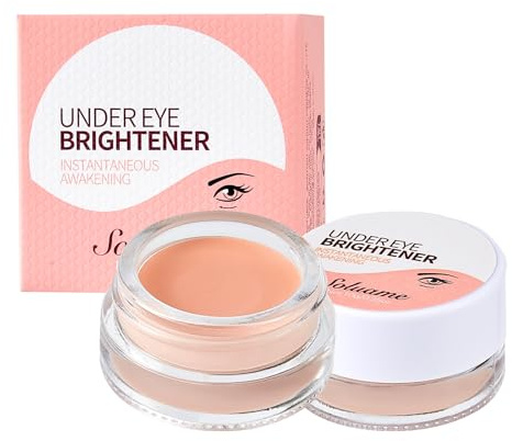 Under Eye Brightener Concealer for Dark Circles 2 pcs Under Eye Colour Corrector Pink Concealer Suitable for Multiple Skin Tones Ideal for Concealers & Correctors 1#