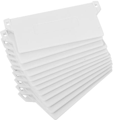 Mobestech 12pcs Plastic Blind Bottom Plates for Vertical Blind Fittings Replacement Window Accessories for Door Window