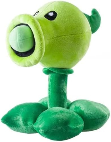 Lempefe Big Plants vs Zombies Peashooter - Peluche de 30 cm de guisante desmontable, PVZ, Peashooter, muñeca de trapo, regalo para niños