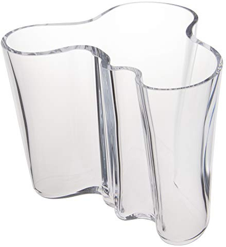 Iittala Vase Aalto 160 mm Klar aus Glas