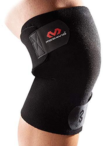 McDavid 408 Rodillera, Unisex Adulto, Negro, Única
