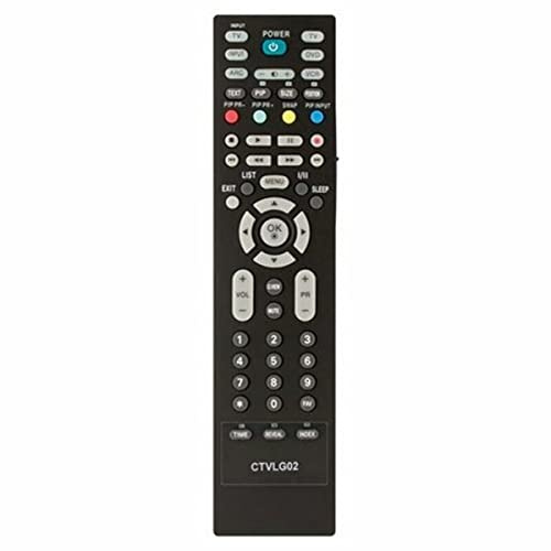 Common TV CTVLG02 mando a distancia universal para control remoto de televisores LG, sin configuración, ergonómico