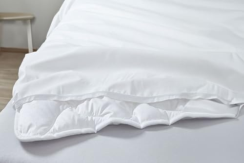 Fiducia Einziehdeckenvollbezug mit Reißverschluss, abwischbar, wischdesinfektionsgeeignet ideal für Allergiker Größe: 135x200 cm von Castejo