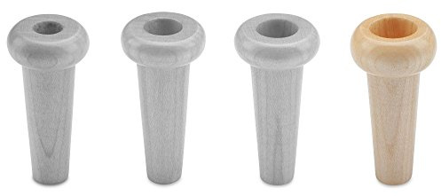 Lechgold ADA4 Adapter Alphorn für Bariton- und Posaunenmundstück (mit großem Schaft, auf Alphorn mit Bariton- oder Posaunenmundstück spielen) Ahorn