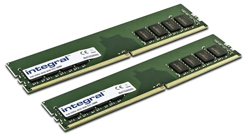 Integral da 32 GB (2x16 GB) RAM DDR4 2400MT/s SDRAM Desktop/Computer, Memoria PC4-19200