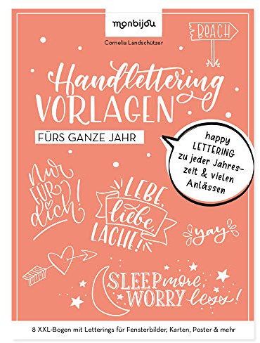 Handlettering-Vorlagen fürs ganze Jahr (monbijou)