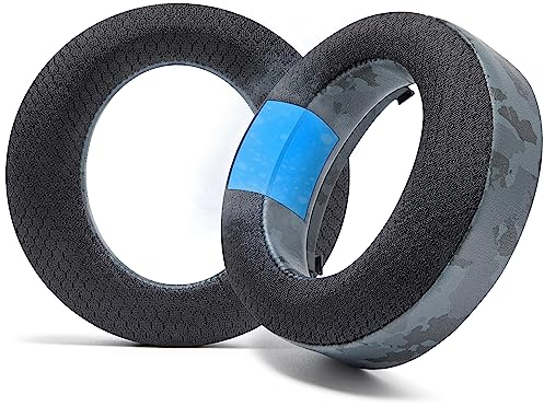 WC Freeze Pulse 3D – Kühlgel-Ohrpolster kompatibel mit Sony PS5 Pulse 3D, hergestellt von Wicked Cushions | Dickere Polsterung und breitere Öffnung | Black Camo