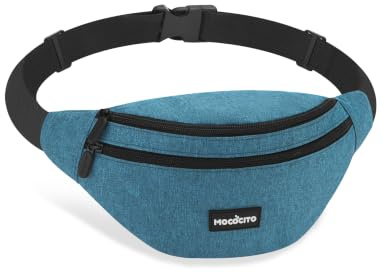 MOCOCITO Bauchtasche Herren Damen, Gürteltasche Wasserdicht Hüfttasche Sport Outdoor, Klein Handytasche Fanny Pack für Reise Wandern Joggen Fahrrad Hundetraining